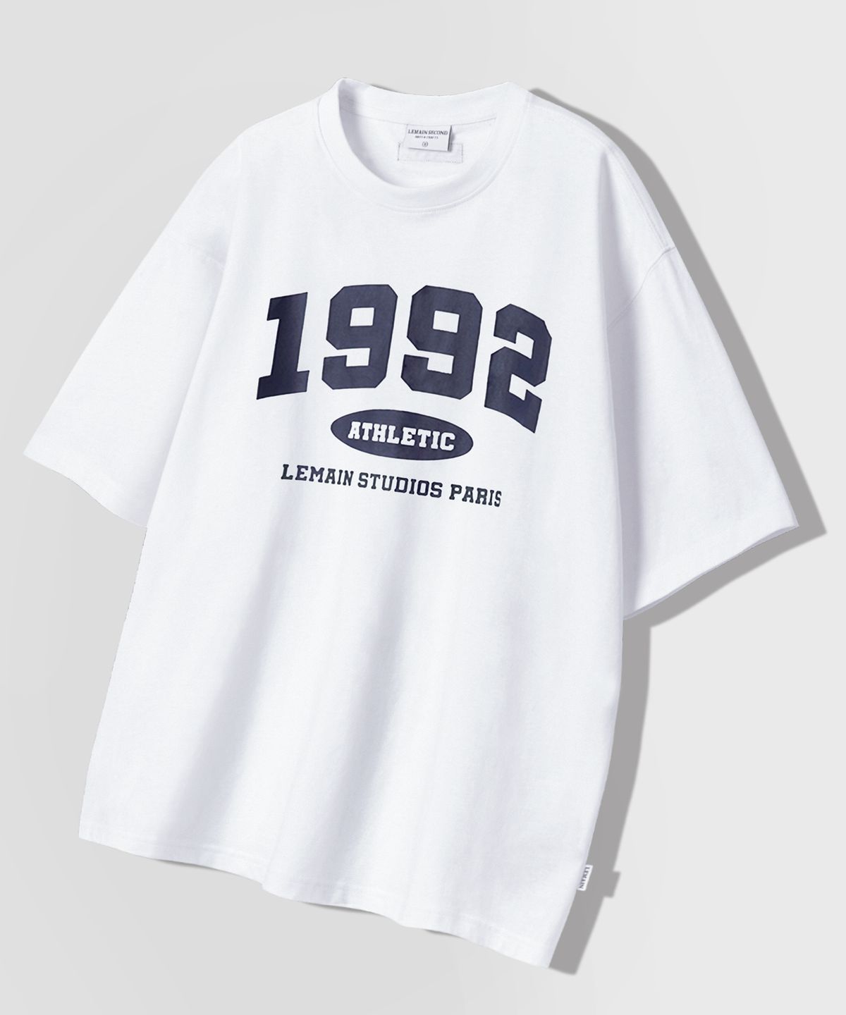 리메인세컨드(LEMAIN SECOND) 1992 아치 로고 오버핏 반팔 티 [화이트]