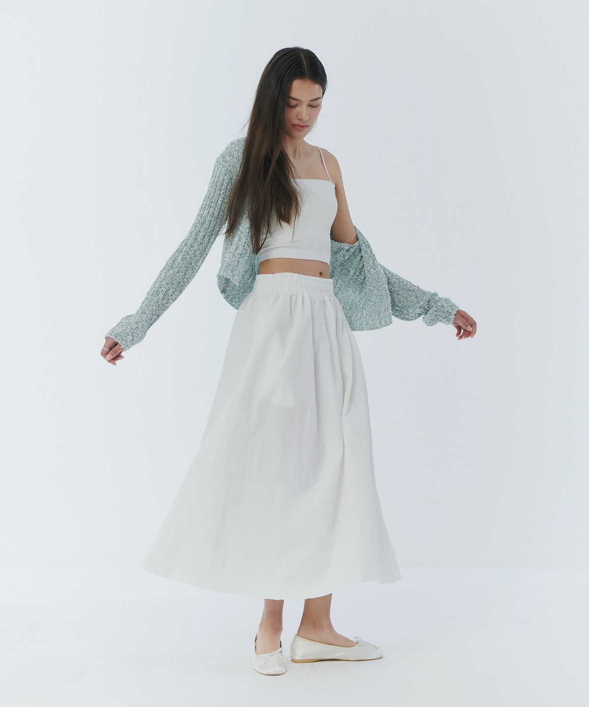 판도라핏(PANDORAFIT) Lika Pocket Long Skirt