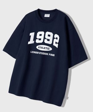 1992 아치 로고 오버핏 반팔 티 [네이비]