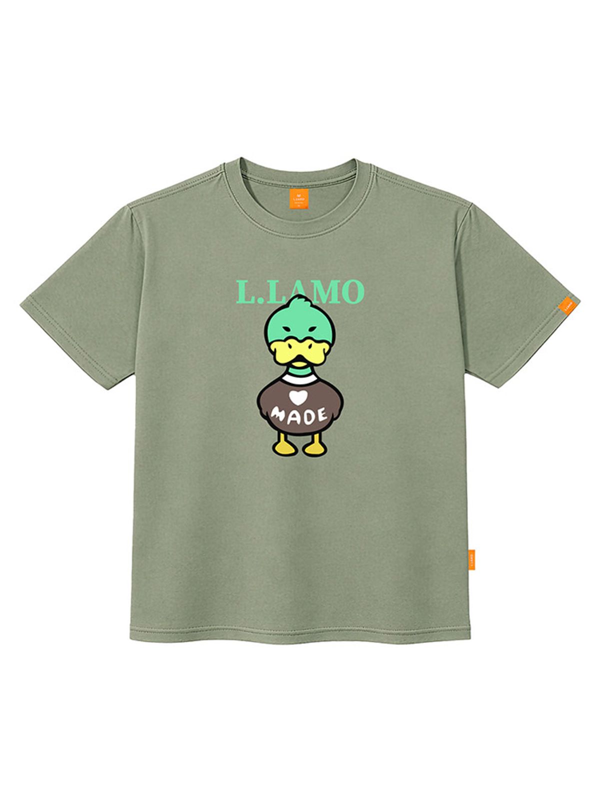 엘라모(LLAMO) 메이드덕 반팔티셔츠 남녀공용 빅사이즈 S~4XL