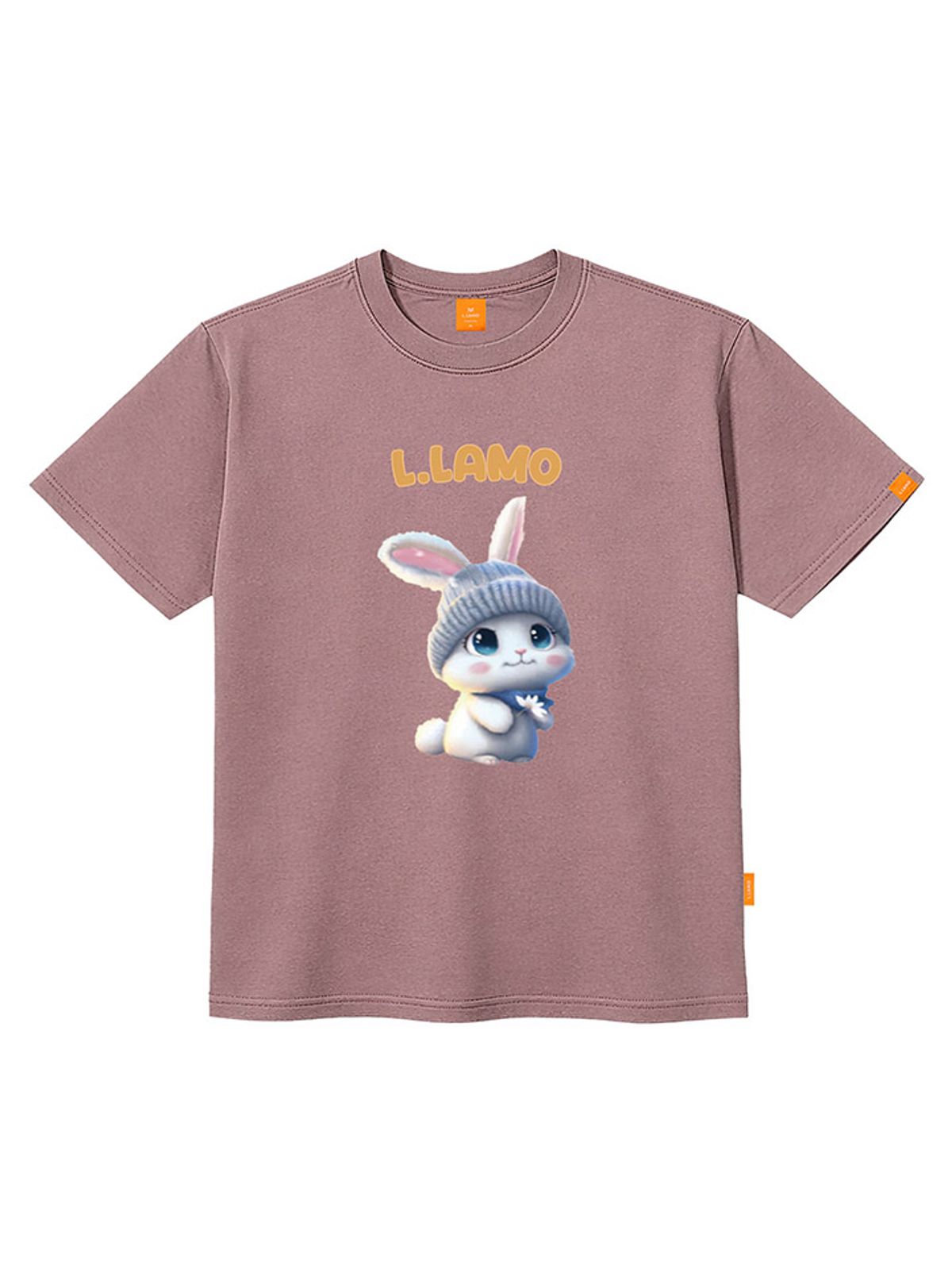 엘라모(LLAMO) 라모래빗 반팔티셔츠 남녀공용 빅사이즈 S~4XL