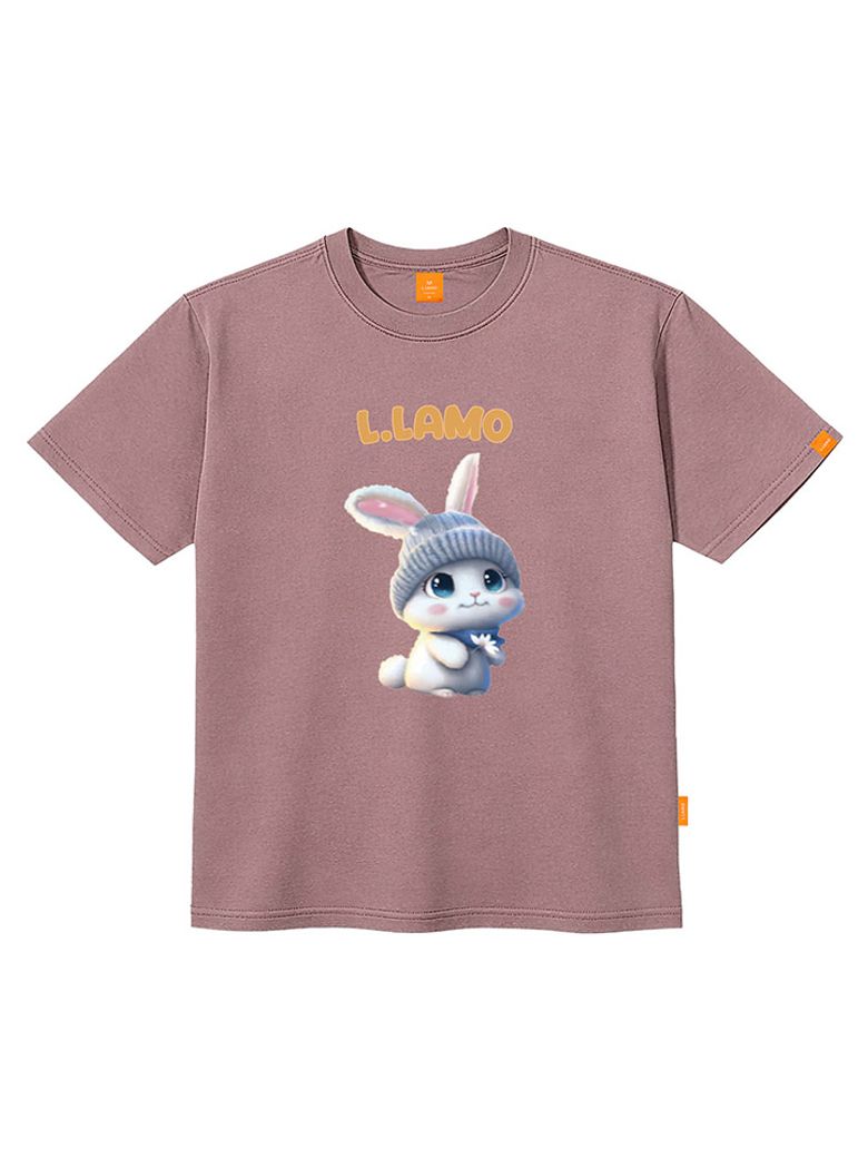 라모래빗 반팔티셔츠 남녀공용 빅사이즈 S~4XL