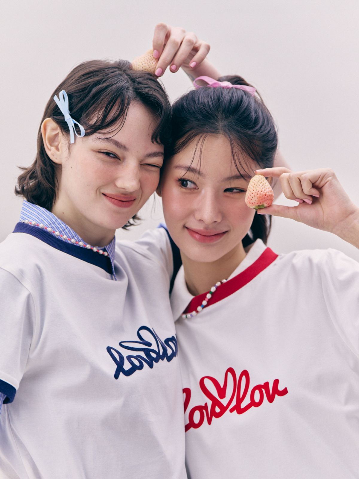 로브로브(LOVLOV) NEW COMBINATION T-SHIRTS