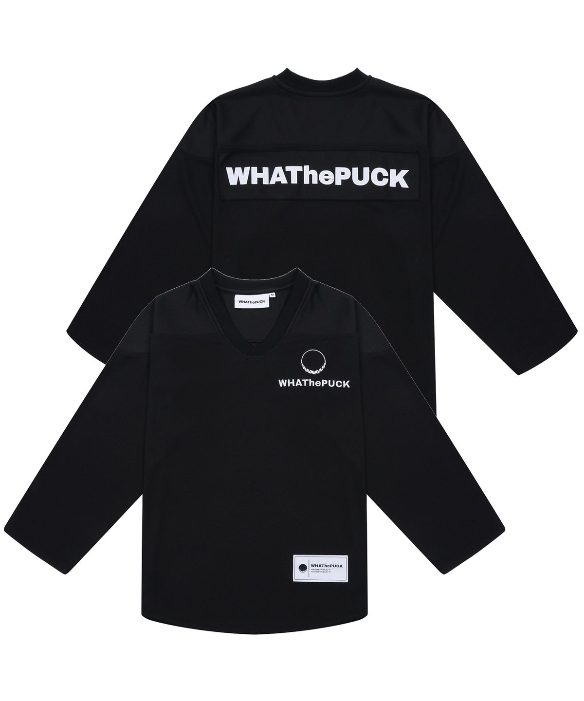 왓더퍽(WHATHEPUCK) WTP 스몰 심볼로고 하키져지 블랙