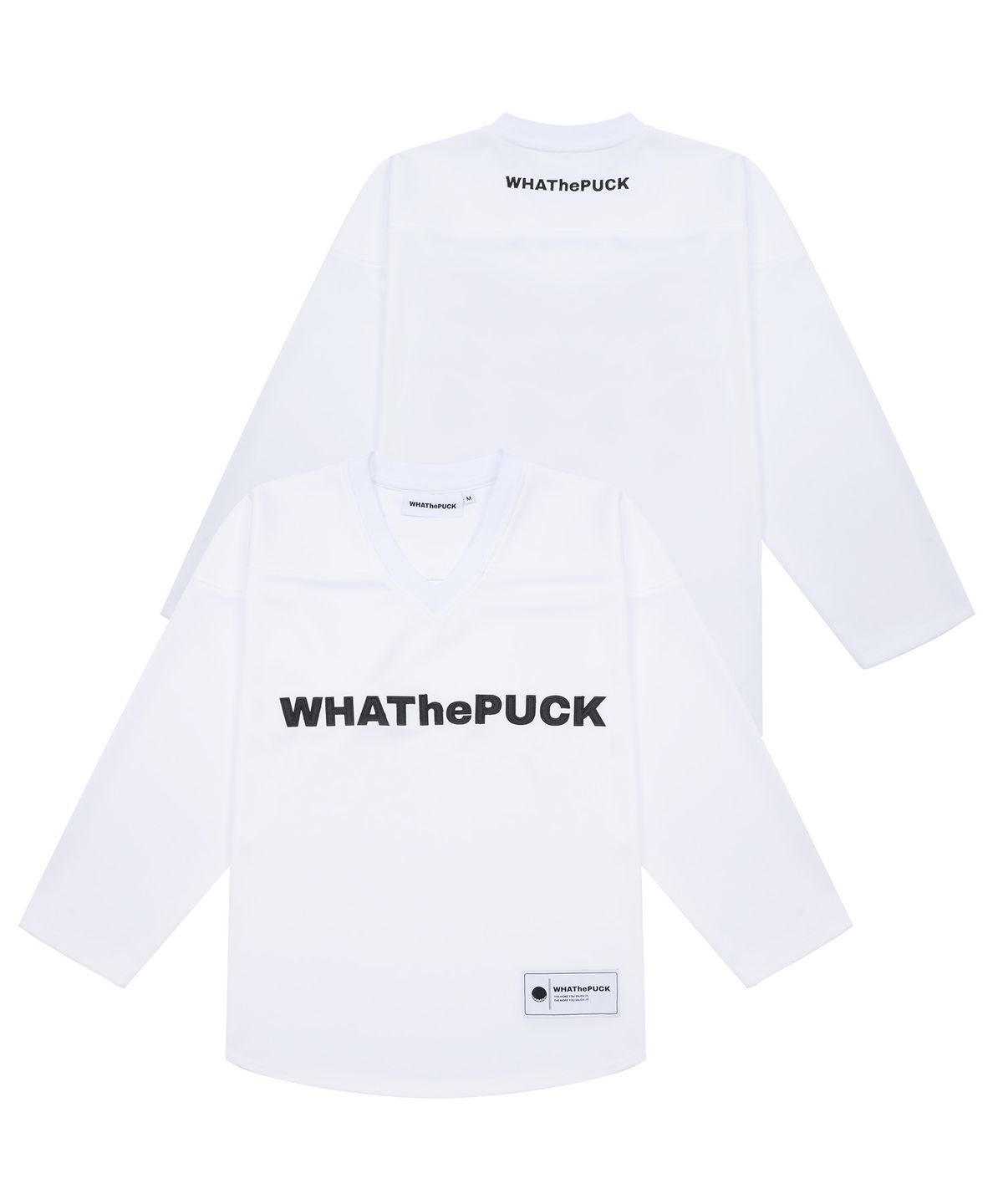 왓더퍽(WHATHEPUCK) W로고 베이직 하키져지 화이트