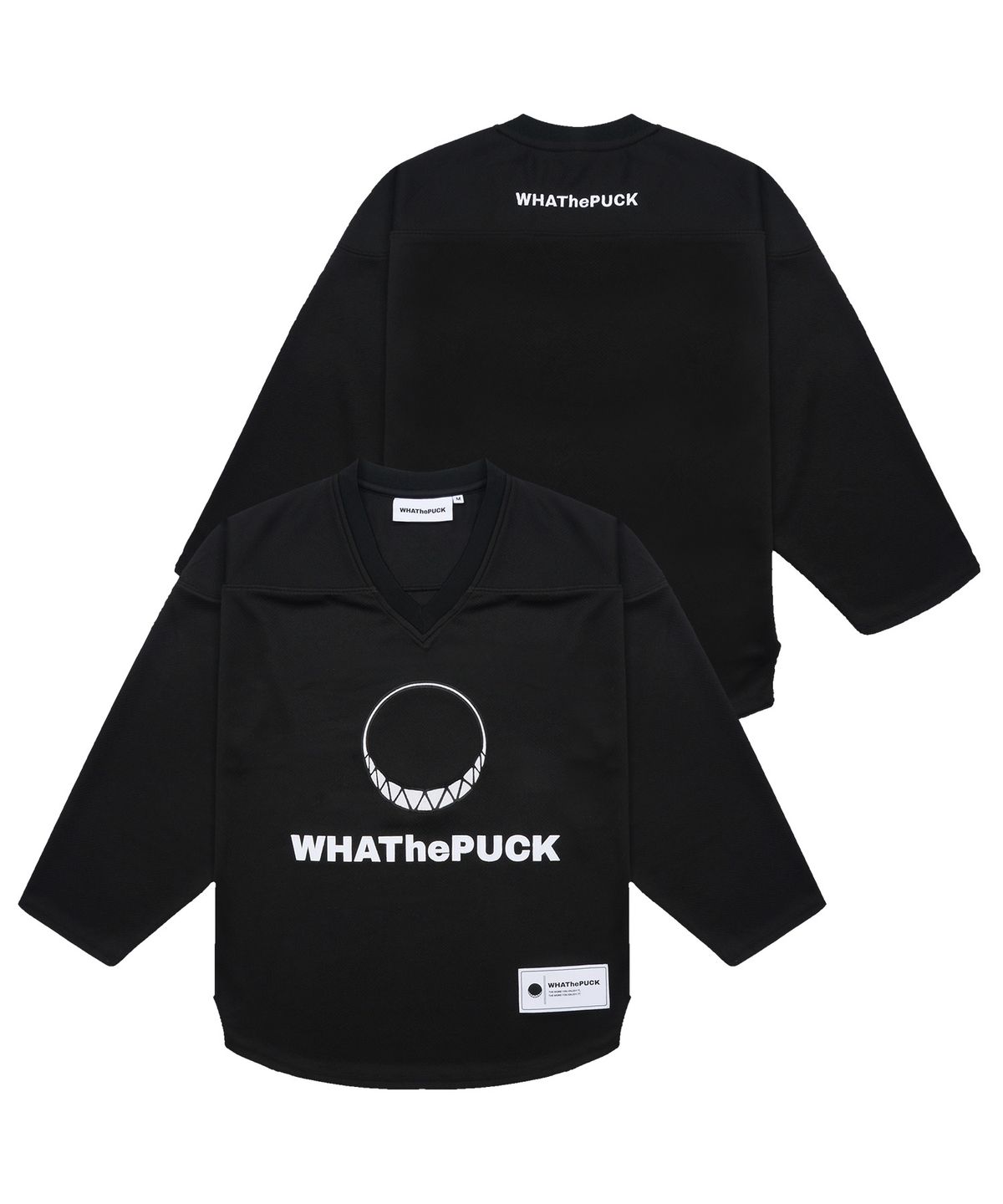 왓더퍽(WHATHEPUCK) WTP 빅 심볼로고 하키져지 블랙