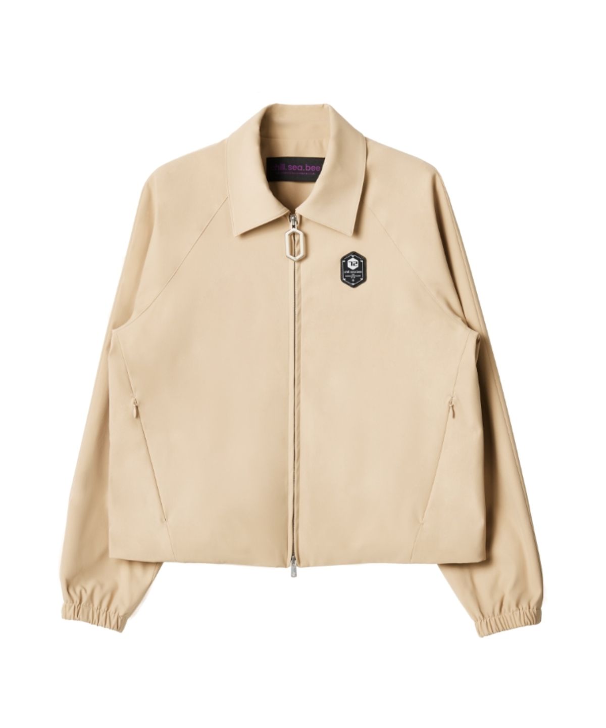 칠씨비(CHILLSEABEE) [CARA]Two way zipped collar jacket.