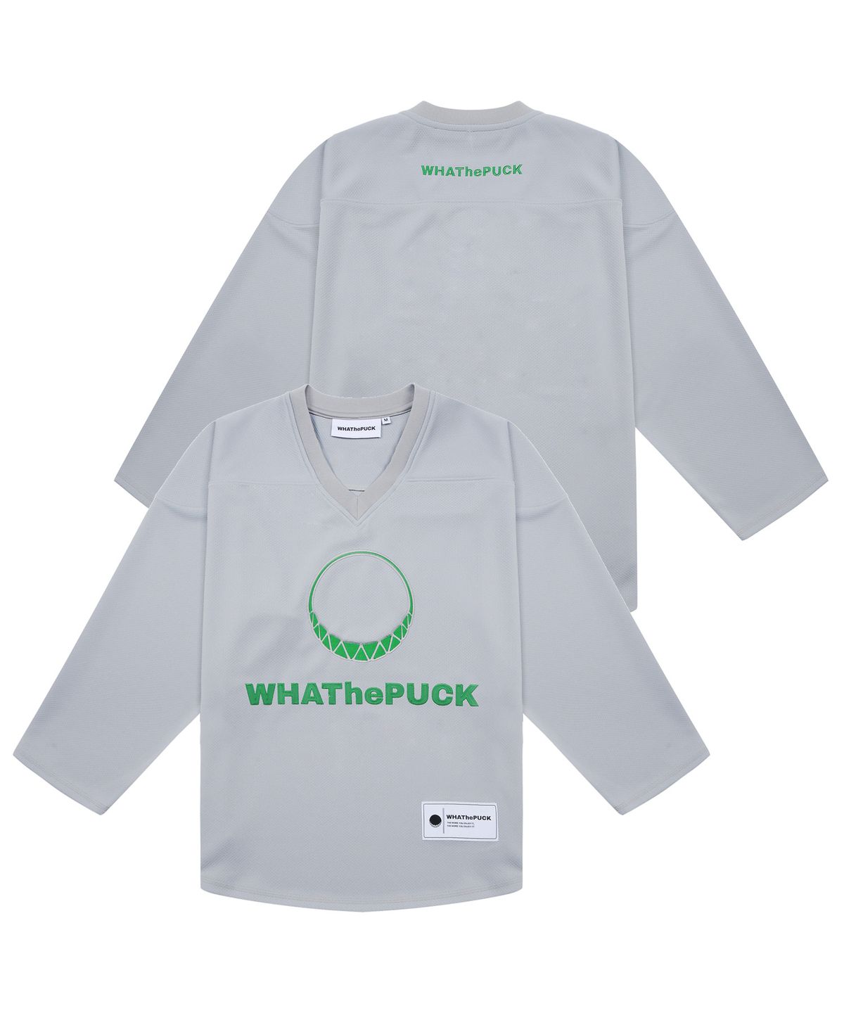 왓더퍽(WHATHEPUCK) WTP 빅 심볼로고 하키져지 그레이