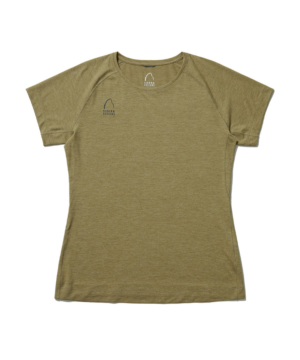 시에라디자인(SIERRA DESIGNS) W) THINK OUTSIDE 퀵드라이 반팔티셔츠 DARK BEIGE