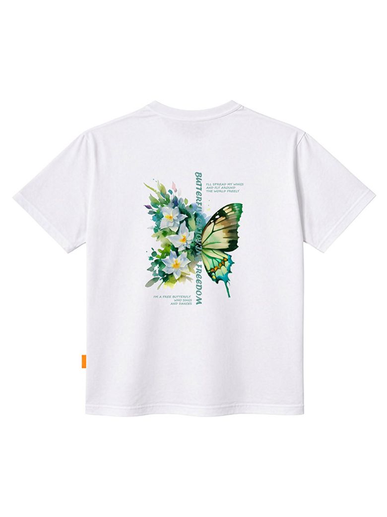 릴리플라이 반팔티셔츠 남녀공용 빅사이즈 S~4XL
