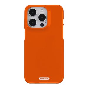[아이폰17추가]COLOR GLOSSY SLIM CASE_ORANGE