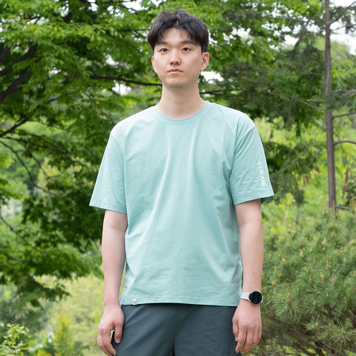 뒤란(DURAN) 소프트 소로나 릴랙스핏 크루넥 티셔츠 DTU4S-3070 3colors