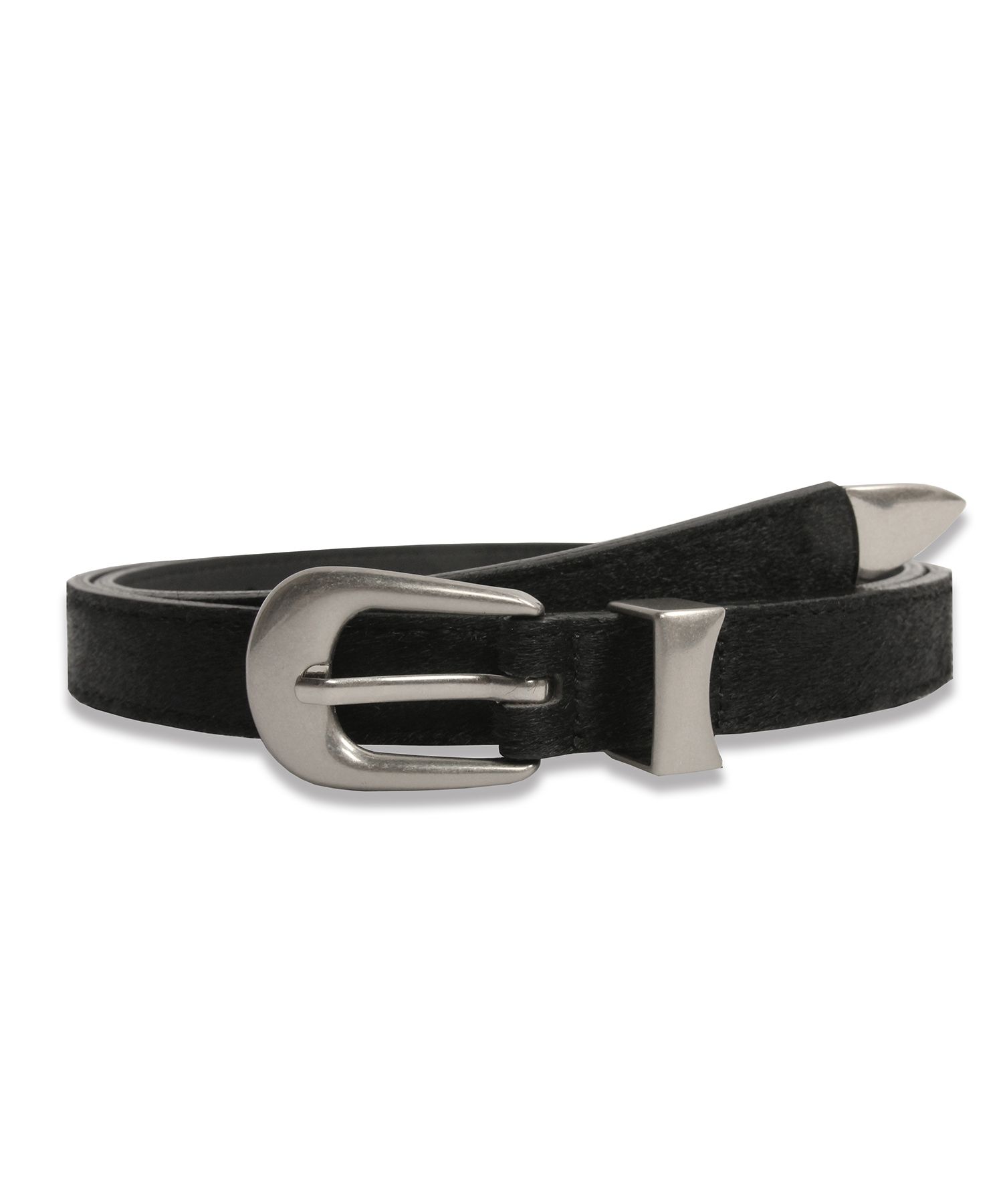 ●DOFFJASON● CAFFHAIR SIMPLE WESTERN BELT BLACK DJ24SSCBT00 MUSINSA | DOFFJASON carf hair simple western belt black
