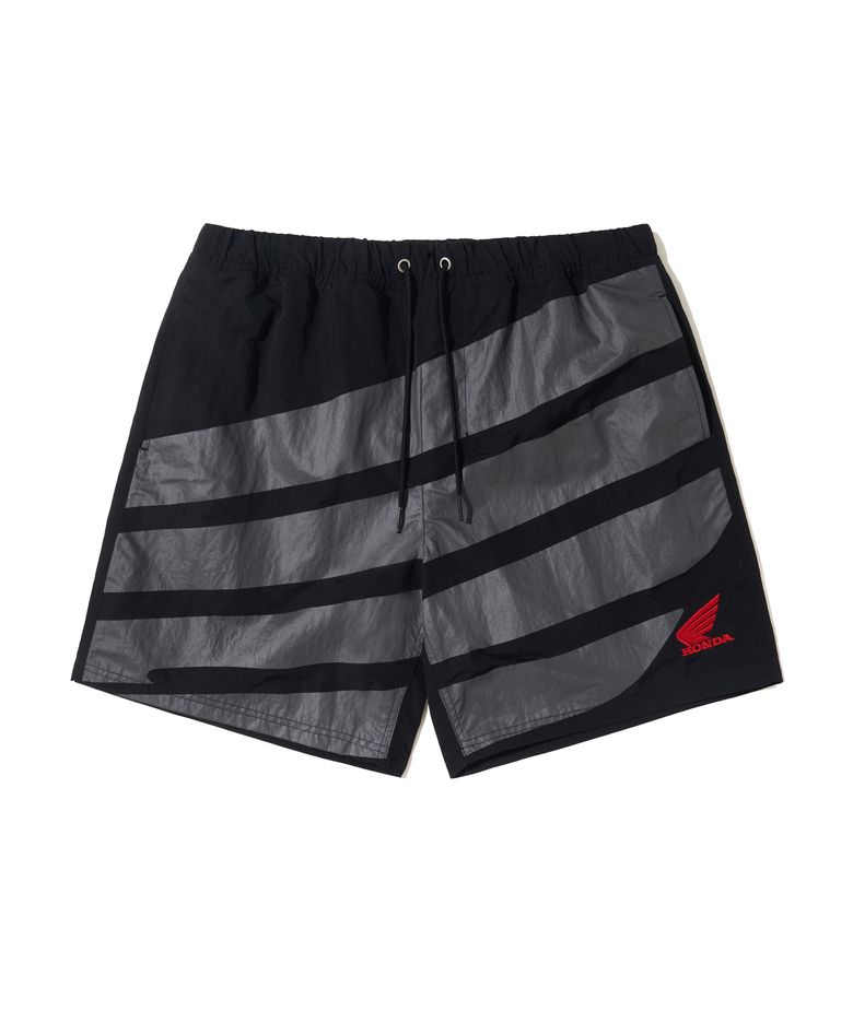 Original Big Wing logo Beach shorts Black