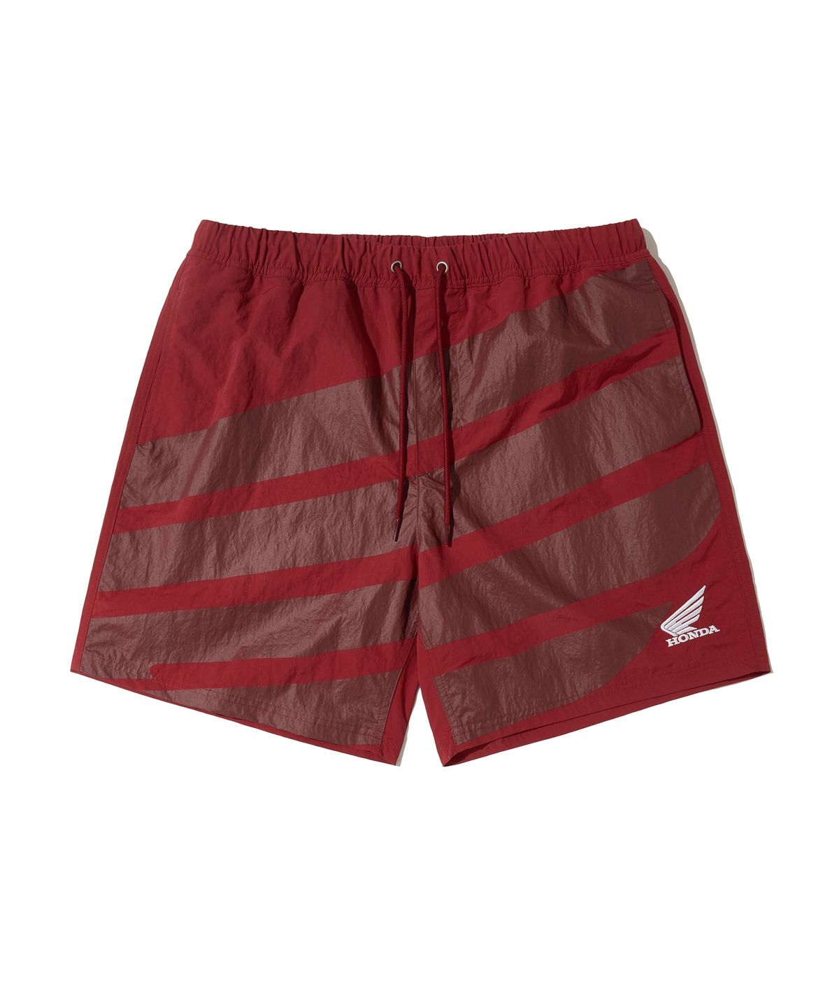 핍스 모터사이클(PHYPS MOTORCYCLE) Original Big Wing logo Beach shorts Red