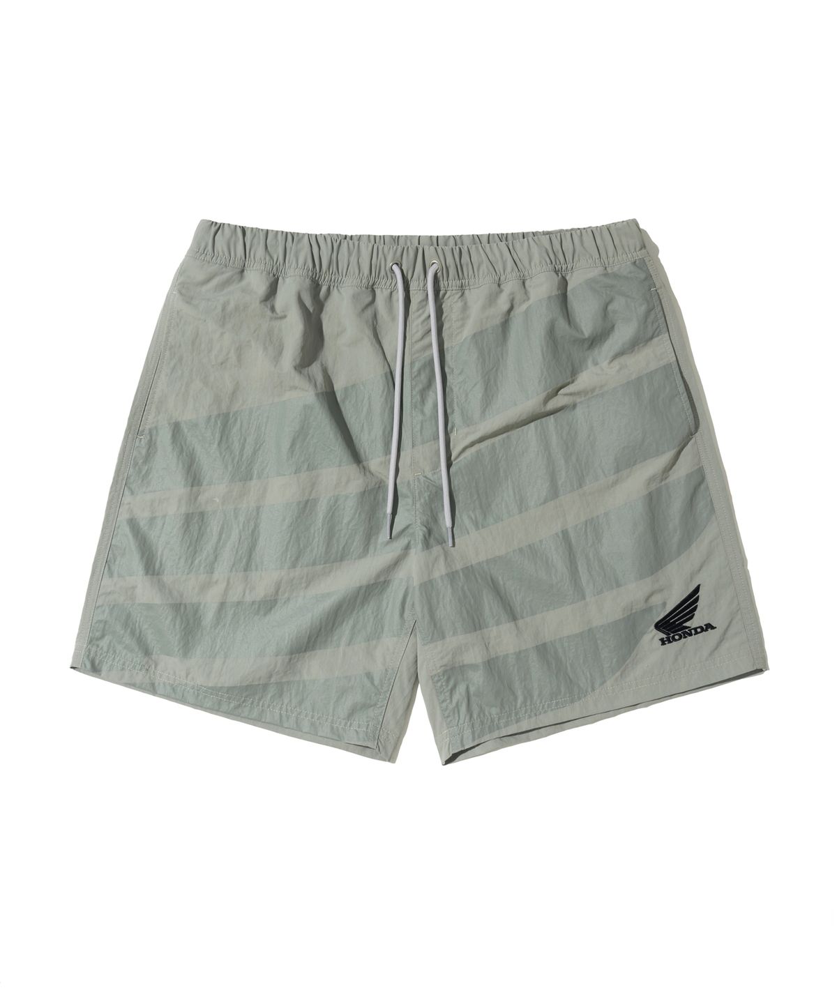핍스 모터사이클(PHYPS MOTORCYCLE) Original Big Wing logo Beach shorts Greige