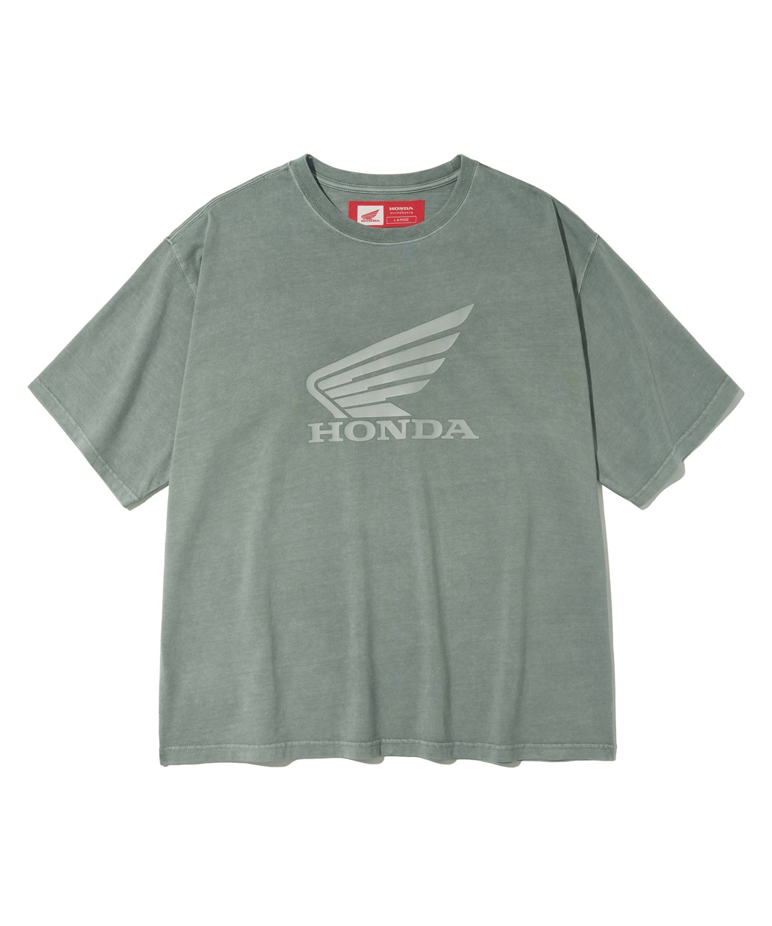 Tシャツ・カットソー HONDA MOTORCYCLE Original Wing logo Tshirt PG Khaki MUSINSA | Honda Motorcycle Original Wing logo T-shirt PG Khaki