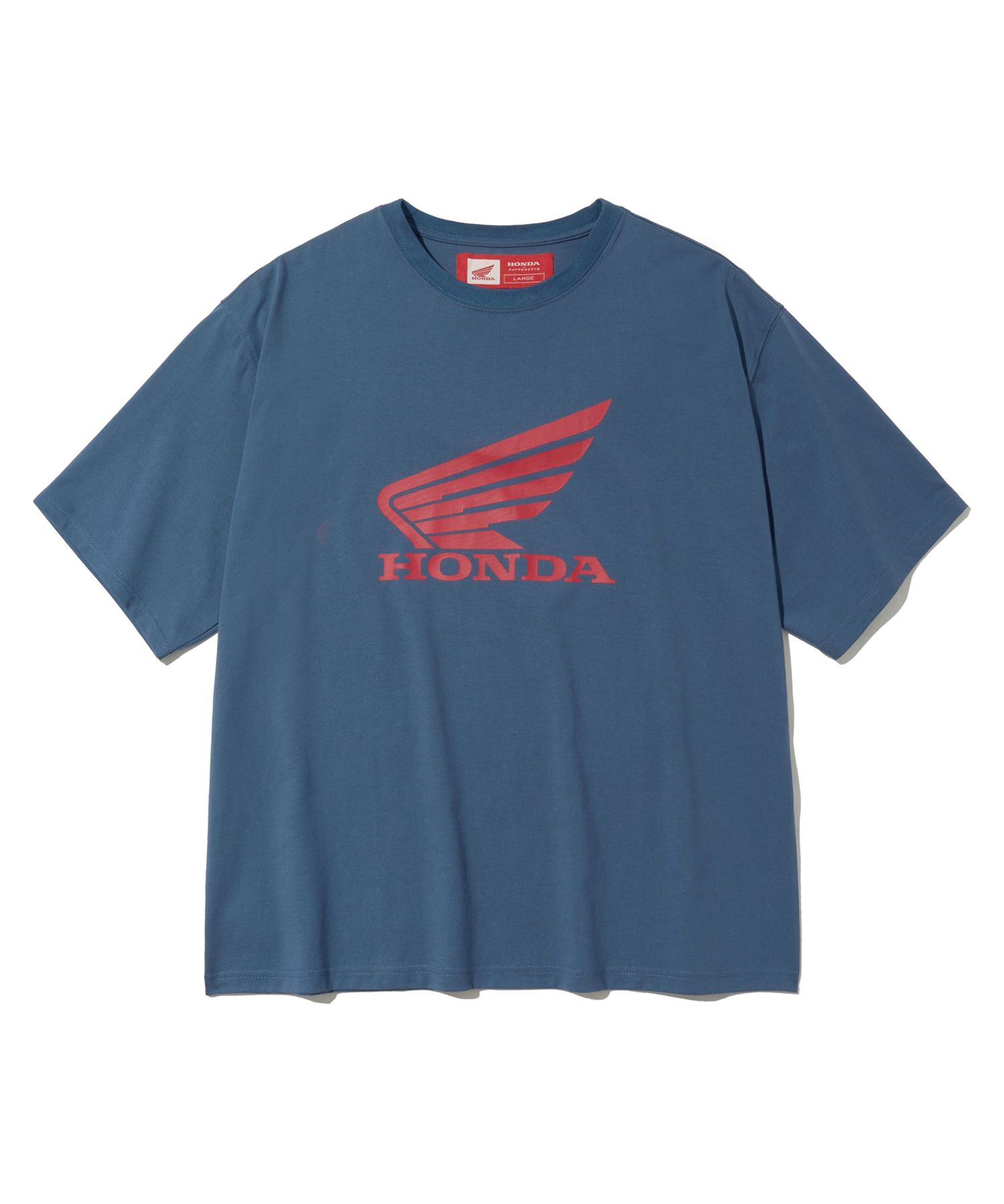 Tシャツ・カットソー HONDA MOTORCYCLE Original Wing logo Tshirt Vintage Navy MUSINSA | Honda Motorcycle Original Wing logo T-shirt