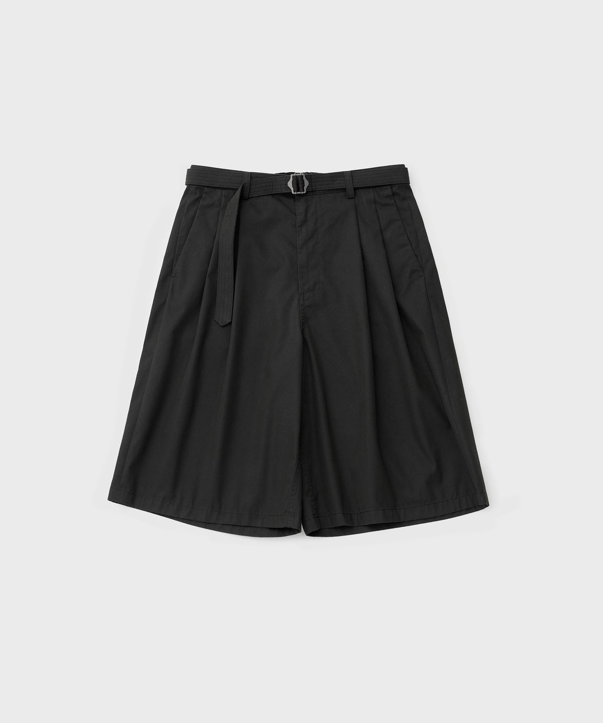 어나더 오피스(ANOTHER OFFICE) Hemingway Bermuda Pants (Black)