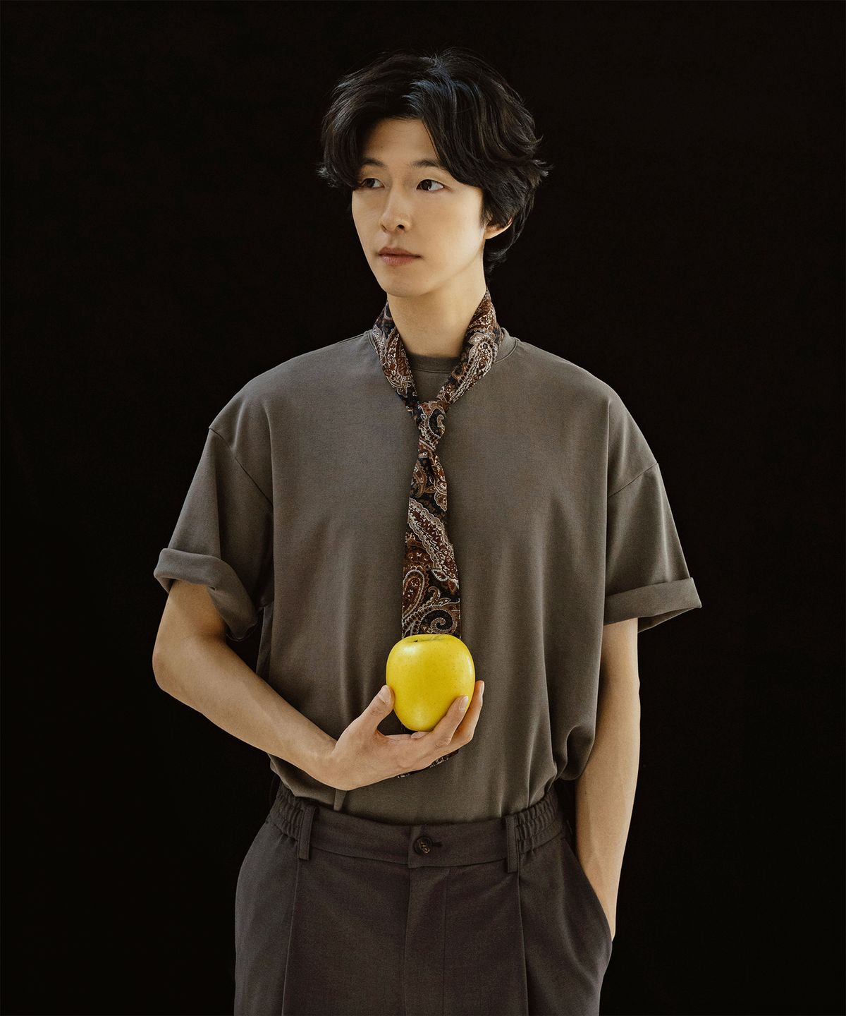 어나더 오피스(ANOTHER OFFICE) Basis Tee (Mild Brown)