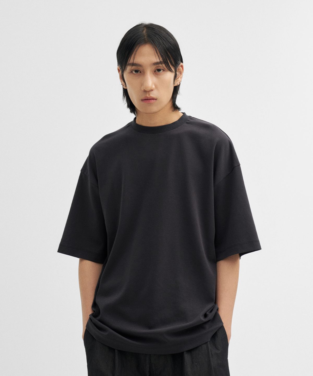 어나더 오피스(ANOTHER OFFICE) Basis Tee (Sumi)