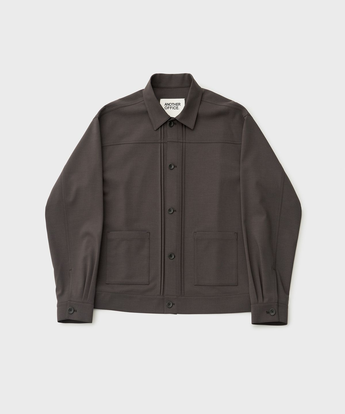 어나더 오피스(ANOTHER OFFICE) Habana Trucker Jacket (Brick Brown)