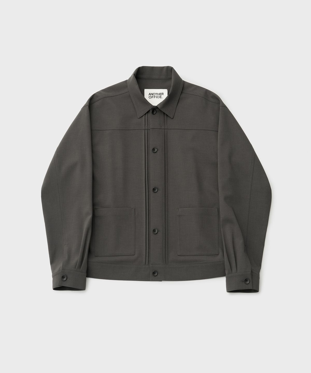 어나더 오피스(ANOTHER OFFICE) Habana Trucker Jacket (Alloy-Gray)