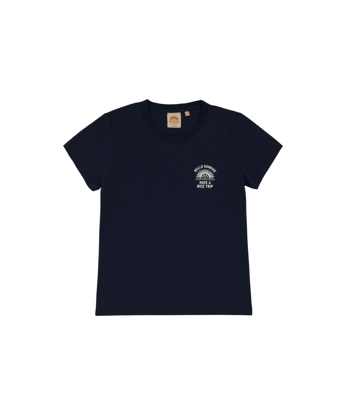 헬로 선라이즈(HELLO SUNRISE) HS Shorts Sleeve Tee(W)_Navy