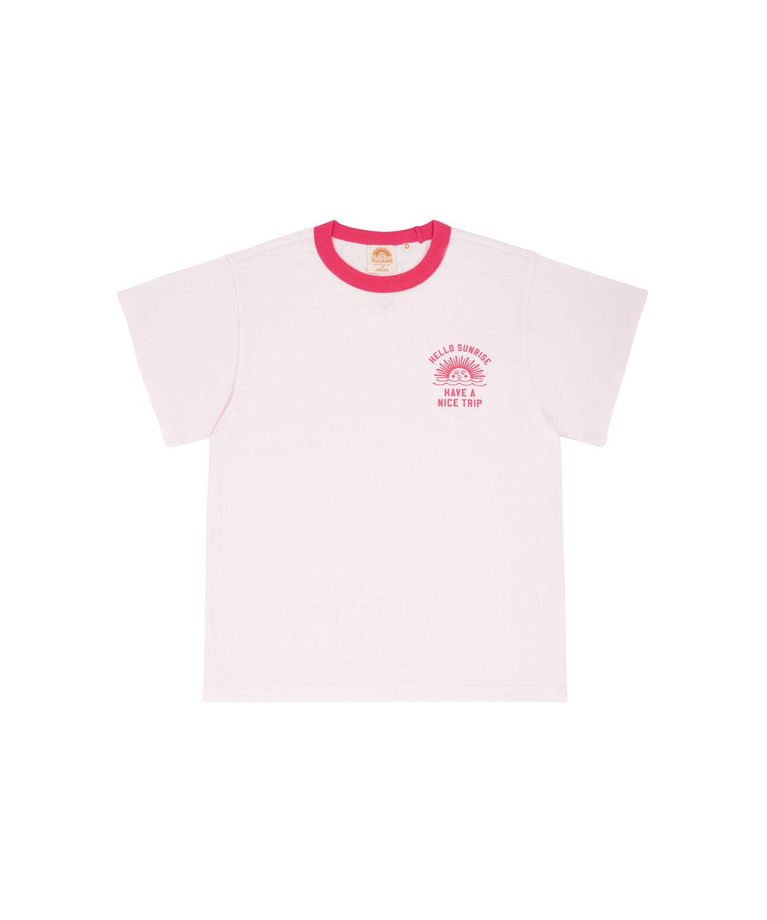 【HELLO SUNRISE】 HS VTG Arch Logo Tee /追跡付 MUSINSA公式 | HELLO SUNRISE HS VTG Arch Logo Tee(W)_Pink & Pink