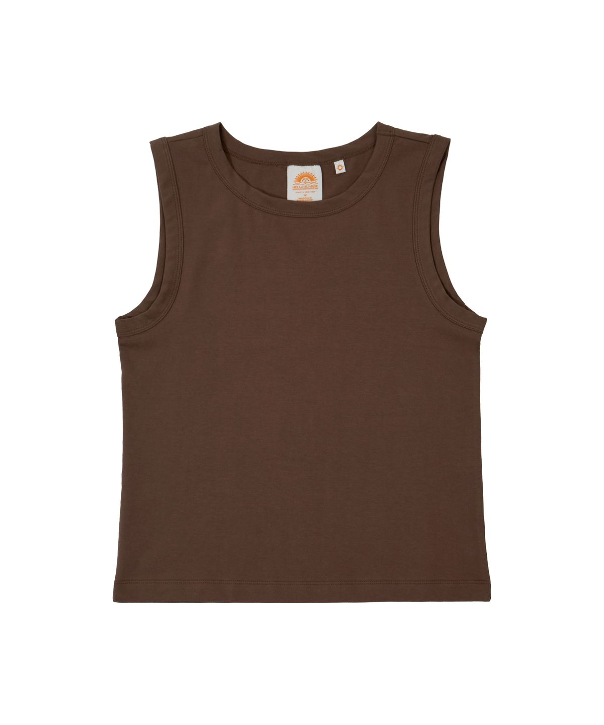 헬로 선라이즈(HELLO SUNRISE) HS Basic Sleeveless (W)_Brown