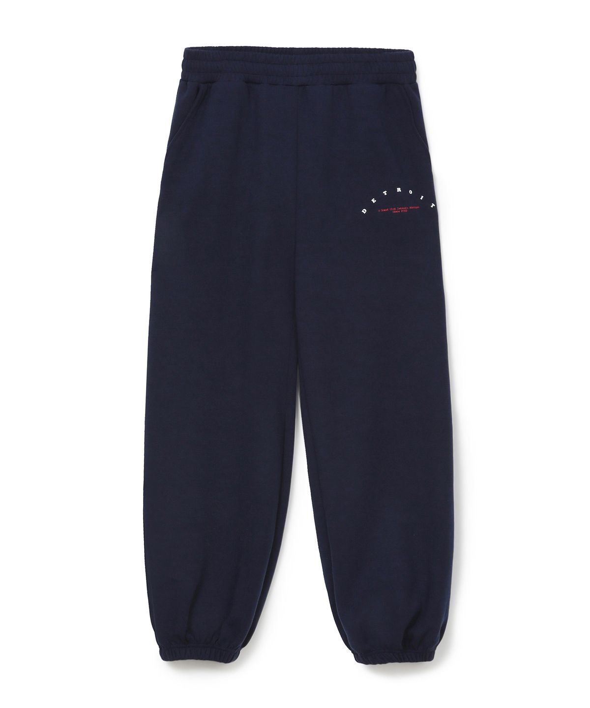 웨스트 그랜드 블러바드(WEST GRAND BOULEVARD) ARCH DETROIT 와이드 조거 팬츠 DEEP NAVY