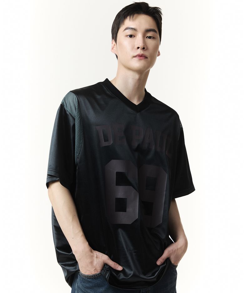 세인트폴 바시티 져지 탑 (블랙)