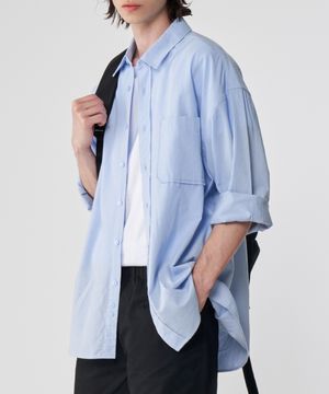 시티보이 빅 오버핏 쿨 라이크 린넨 셔츠 5 COLOR