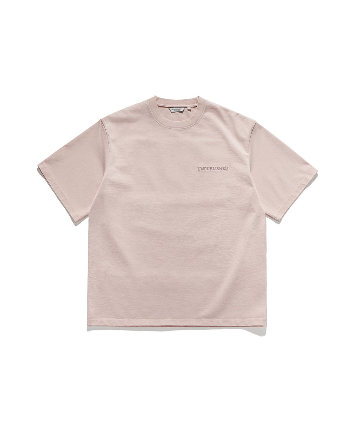 이스트로그(EASTLOGUE) FRAME CUTTING T-SHIRT_ROSE