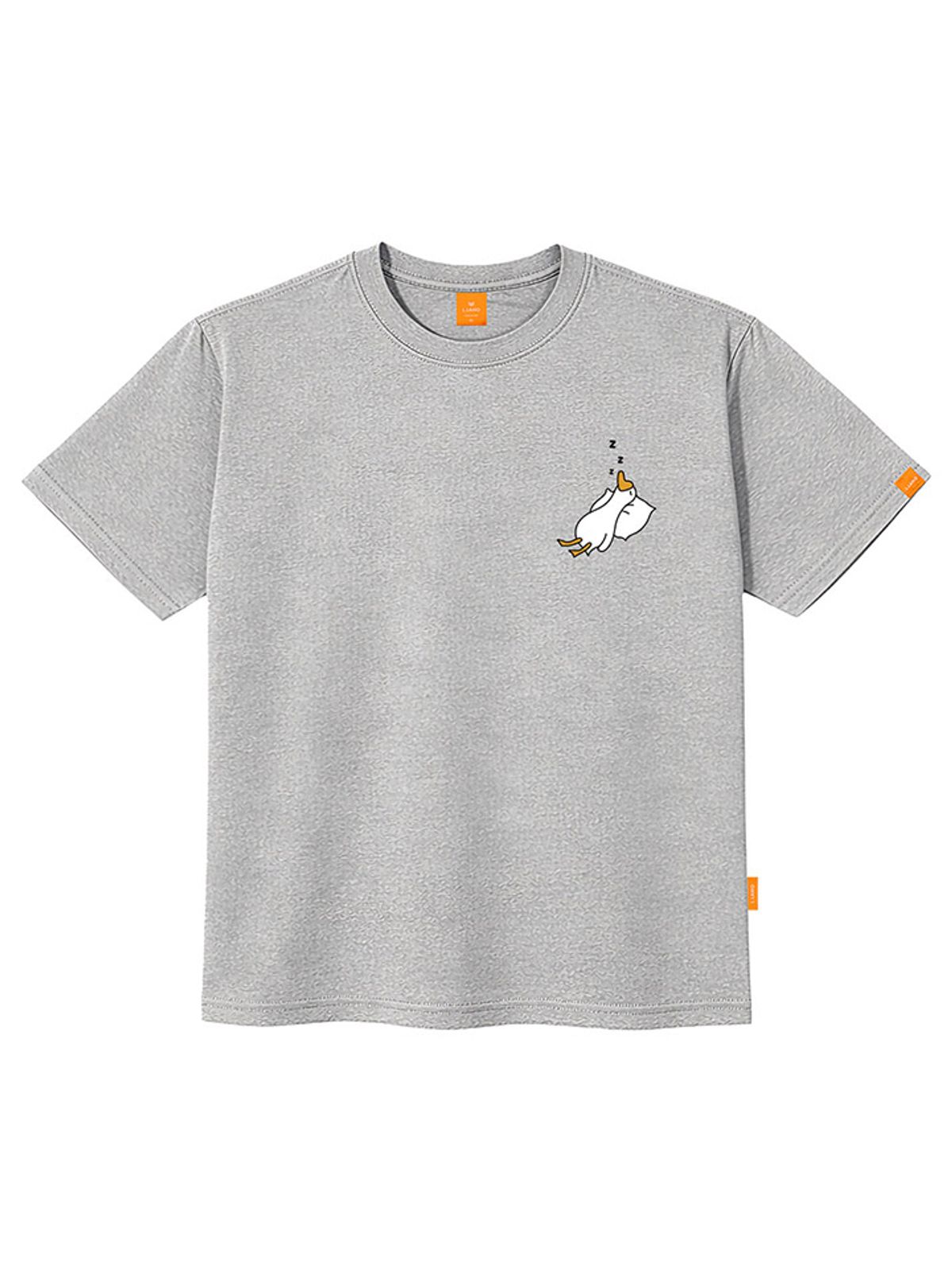 엘라모(LLAMO) 슬립덕 반팔티셔츠 남녀공용 빅사이즈 S~4XL
