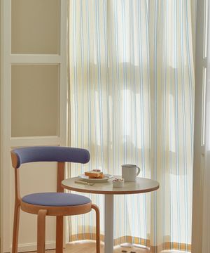 빈티지맨션 순면 긴창형 가리개커튼 5종