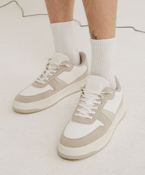 [5PACK] 남자 스포츠 쿠션 크루삭스 화이트 / 블랙