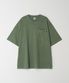[빅사이즈]오버핏 컬러 스티치 티셔츠 카키