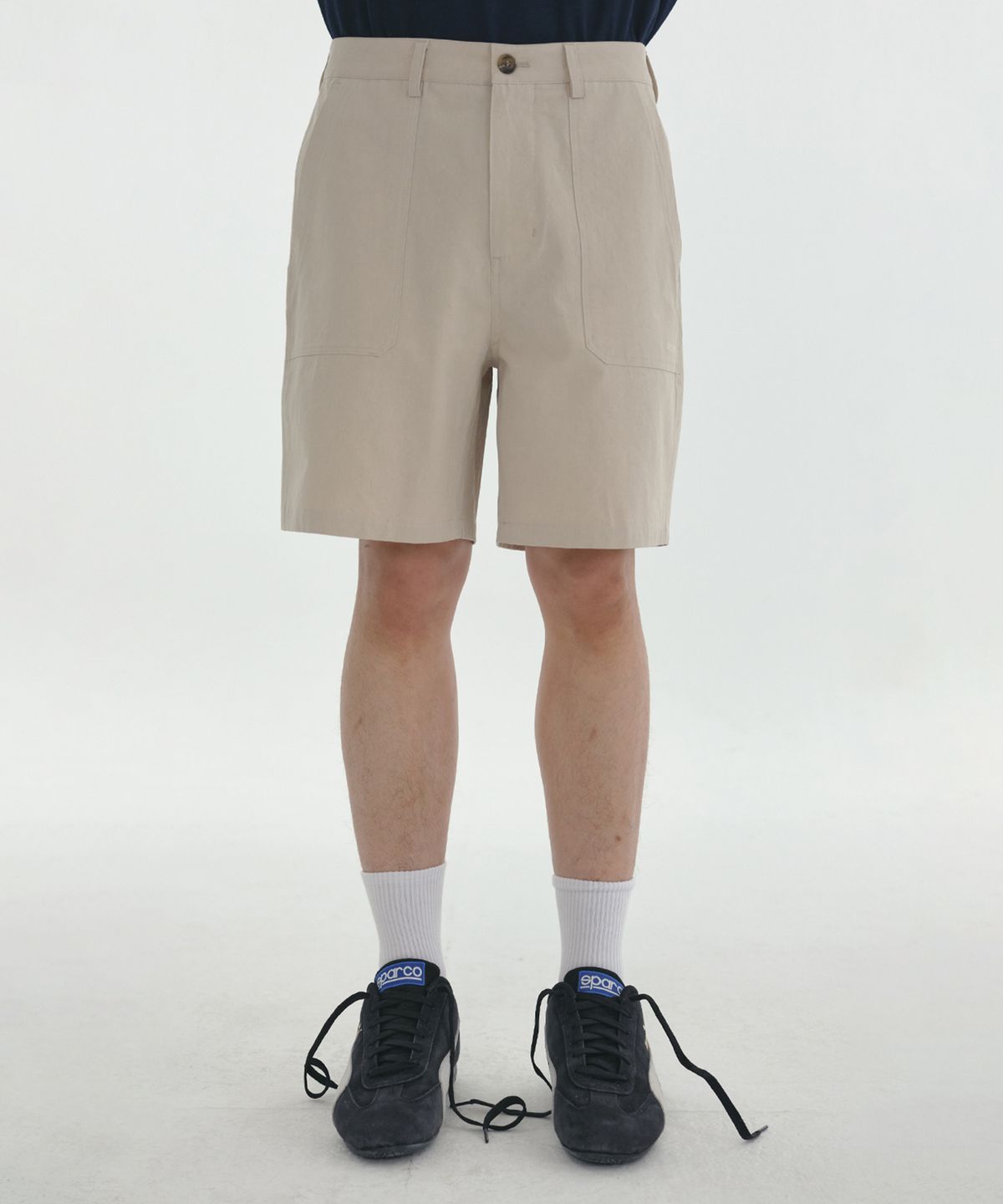 클로브(CLOVE) [24SS clove] Fatigue Shorts (Beige)