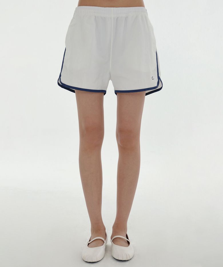[24SS Clove] Logo Dolphin Shorts (White)