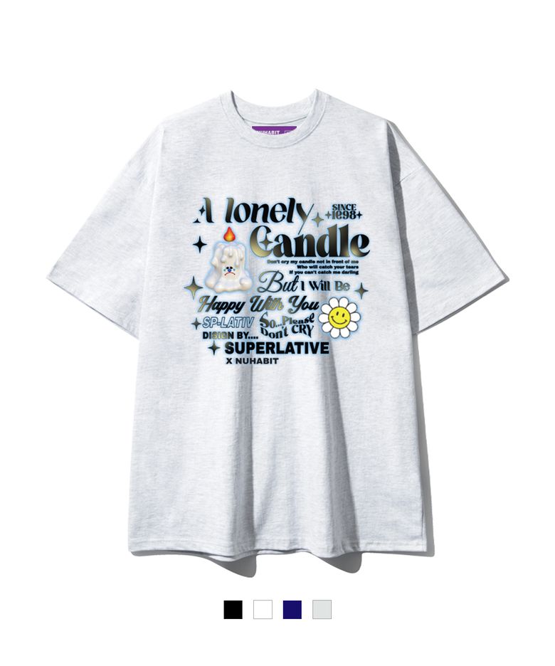 N/H CANDLE 오버핏 반팔 (GOS2-4NH075)