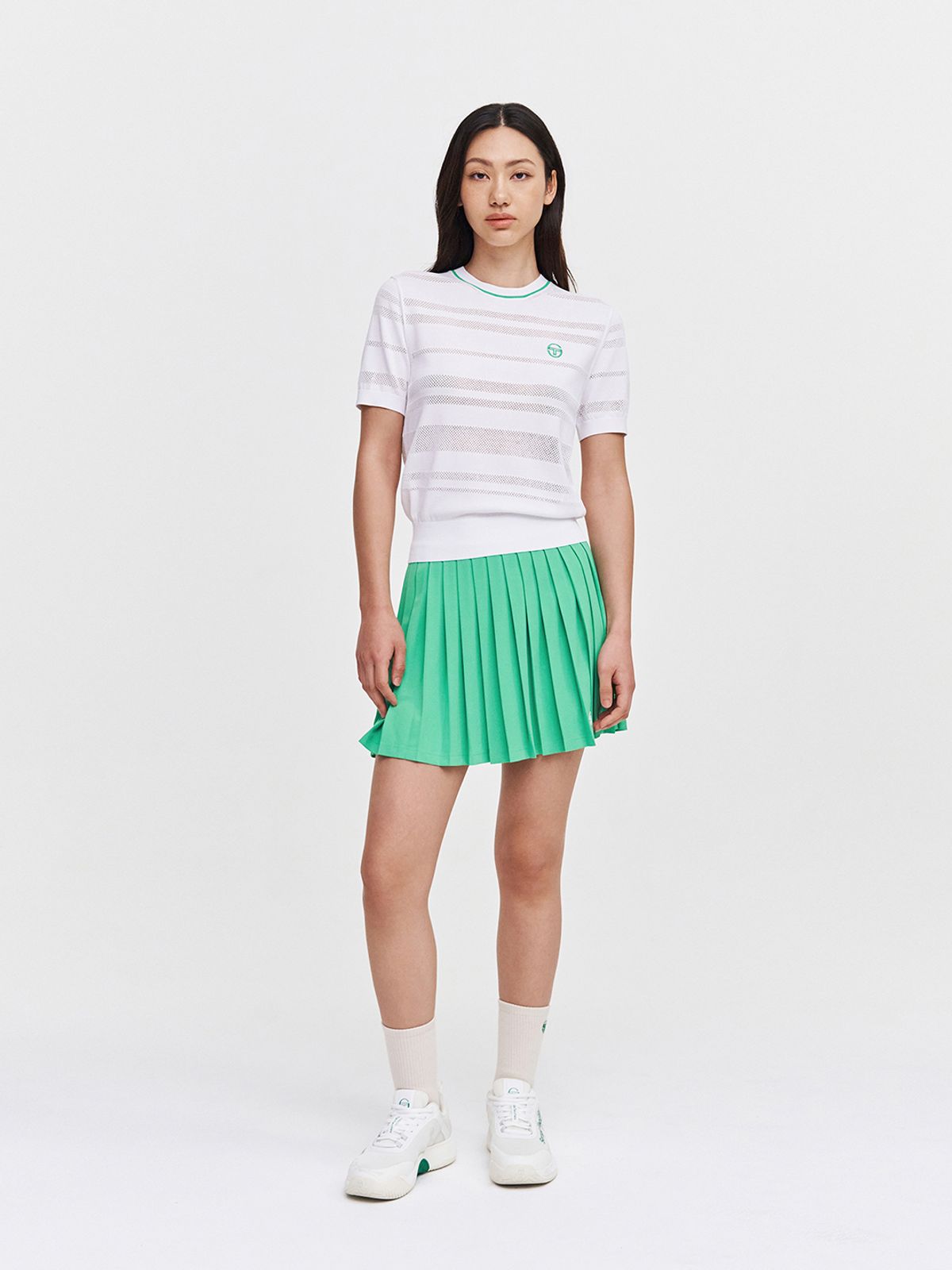 세르지오 타키니(SERGIO TACCHINI) W 리조트 반팔 풀오버 (White)