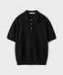 HARD TWIST HOLIDAY POLO KNIT [BLACK]