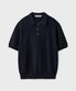 HARD TWIST HOLIDAY POLO KNIT [NAVY]