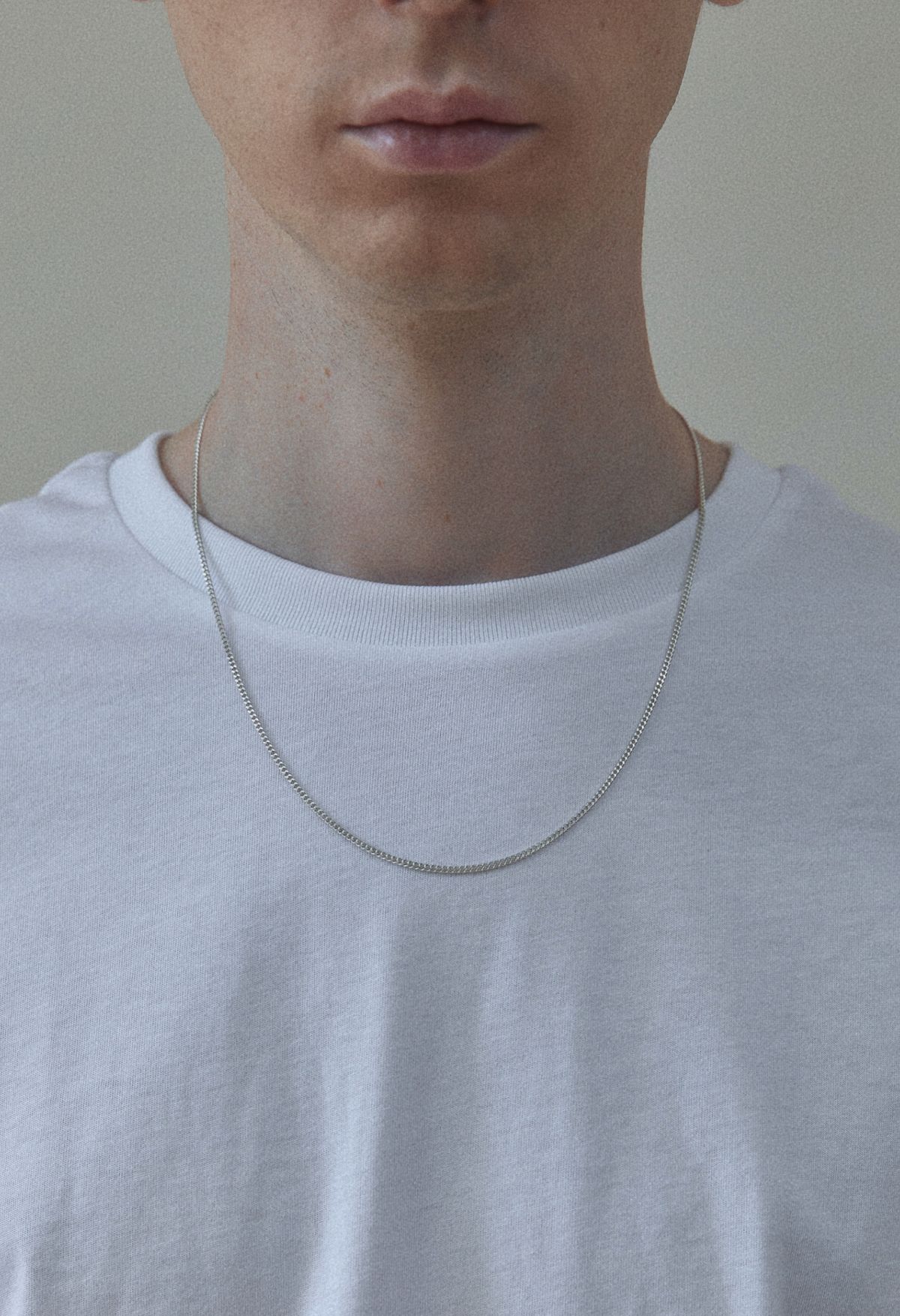 에이지47(AG47) [silver925] basic tag necklace silver
