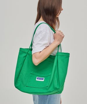 캔버스 쇼퍼백 (그린)