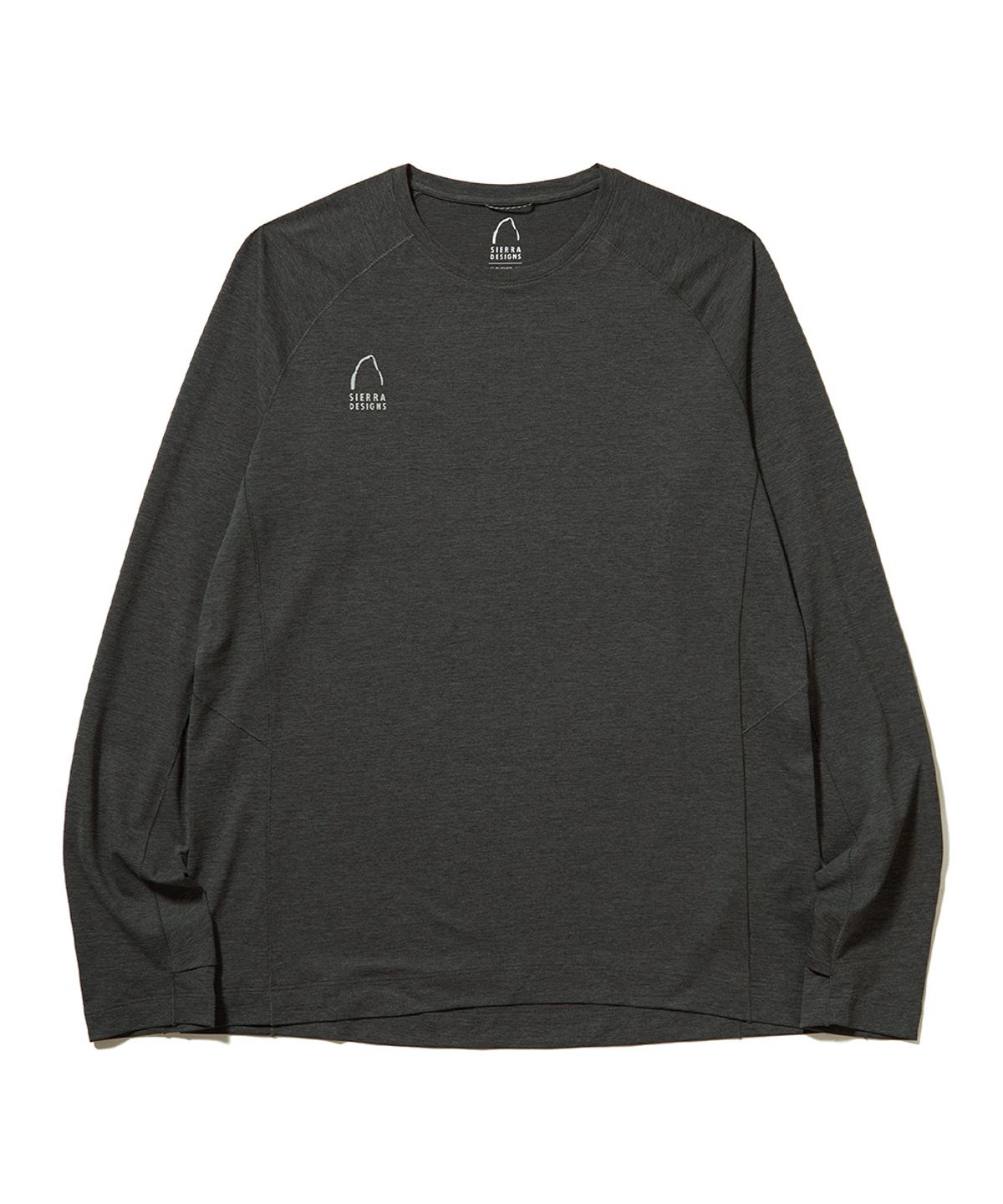 시에라디자인(SIERRA DESIGNS) THINK OUTSIDE 퀵드라이 긴팔티셔츠 BLACK CHARCOAL