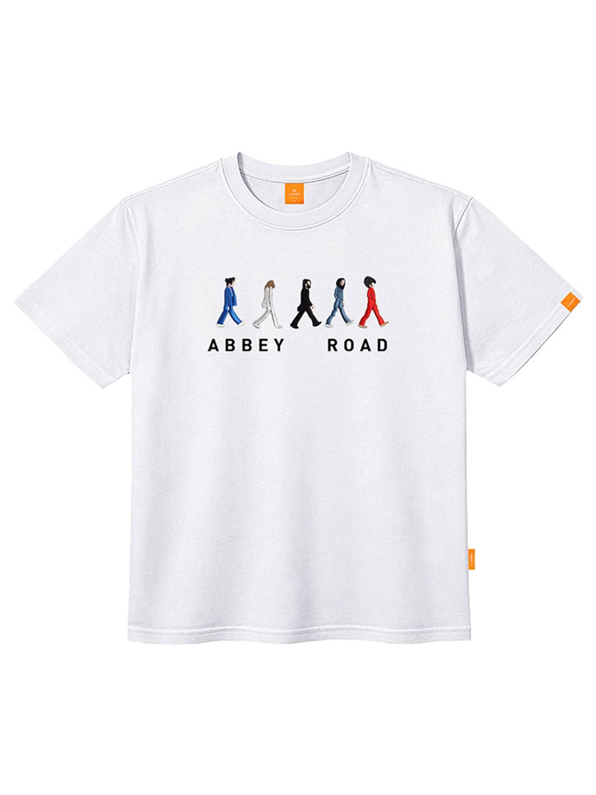 엘라모(LLAMO) 프렌드 반팔티셔츠 남녀공용 빅사이즈 S~4XL