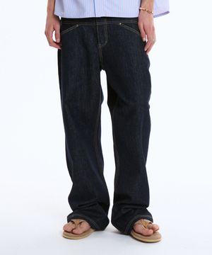 스트레이트 요크 데님