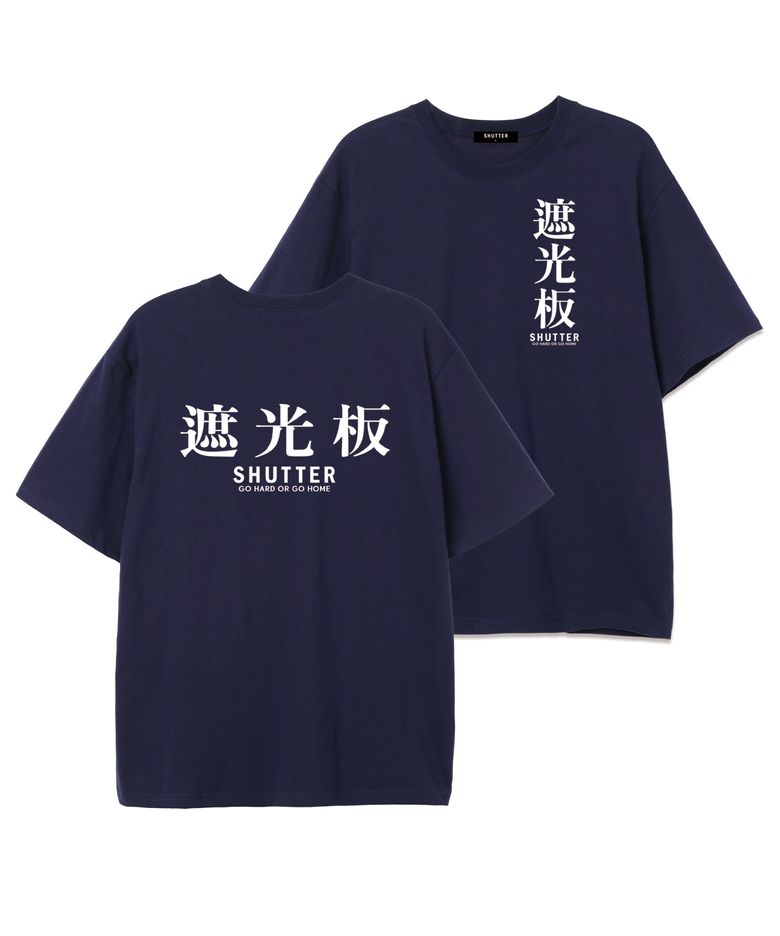 [FW신상할인] TEXT LOGO VER.2 오버핏 반팔 티셔츠 (SS025) 네이비
